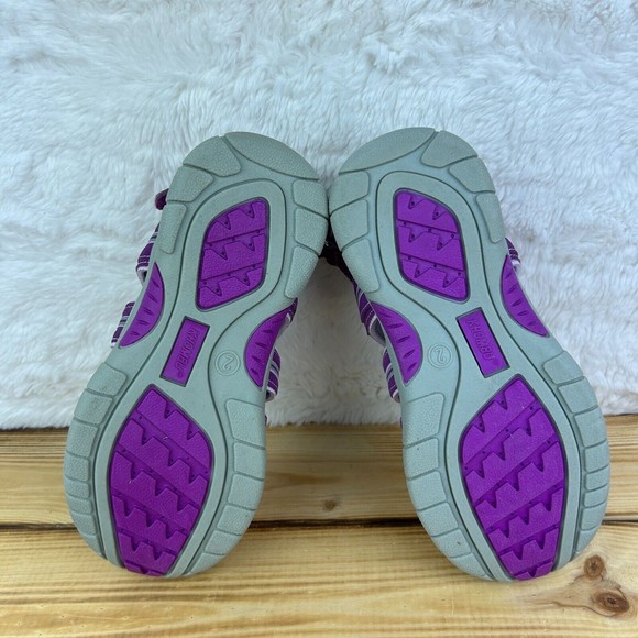Khombu Girls Sizes 1 2 4 Hiking Water Shoes Sandals Closed Toe Purple Outdoor - Picture 12 of 14